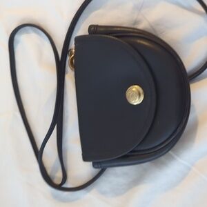 Vintage coach 9826 belt bag midnight navy / black